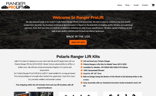 Ranger Prolift Website